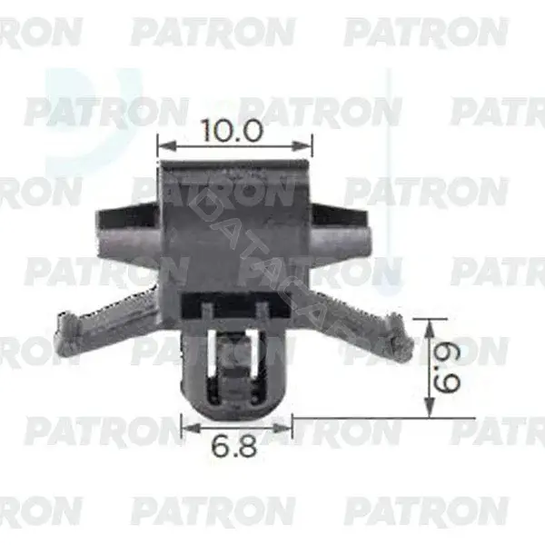 Клипсы, фиксаторы, зажимы PATRON P37-1680