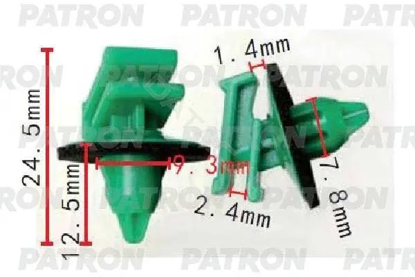 Клипсы, фиксаторы, зажимы PATRON P37-1681