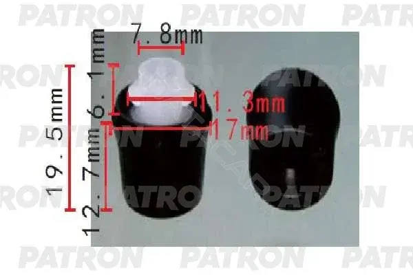 Клипсы, фиксаторы, зажимы PATRON P37-1691