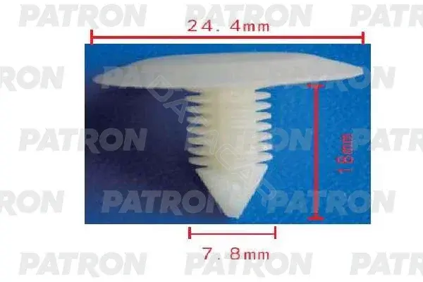 Клипсы, фиксаторы, зажимы PATRON P37-1704