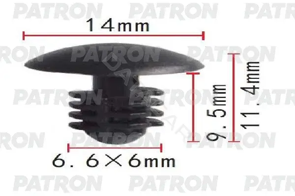 Клипсы, фиксаторы, зажимы PATRON P37-1705