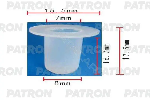 Клипсы, фиксаторы, зажимы PATRON P37-1706