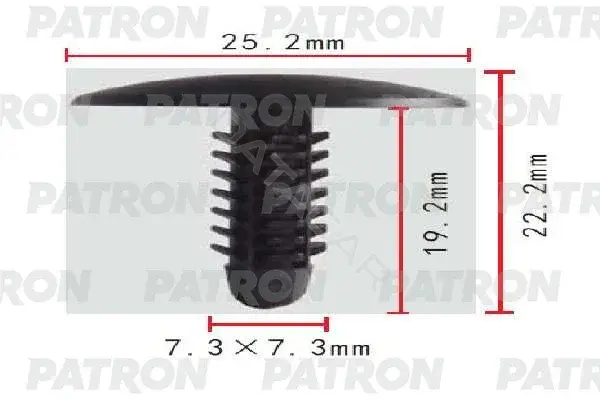 Клипсы, фиксаторы, зажимы PATRON P37-1708
