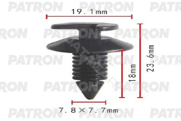 Клипсы, фиксаторы, зажимы PATRON P37-1713