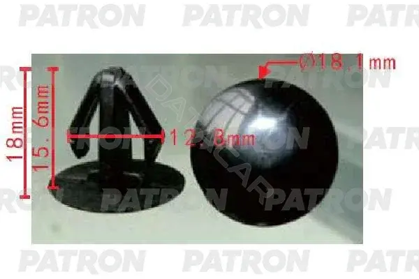 Клипсы, фиксаторы, зажимы PATRON P37-1725