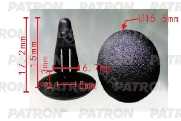 Клипсы, фиксаторы, зажимы PATRON P37-1726