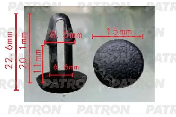 Клипсы, фиксаторы, зажимы PATRON P37-1727