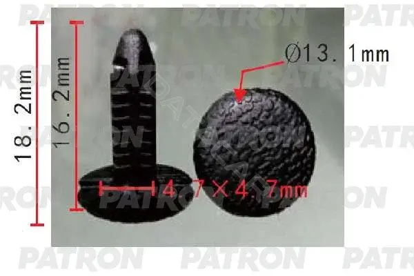 Клипсы, фиксаторы, зажимы PATRON P37-1734