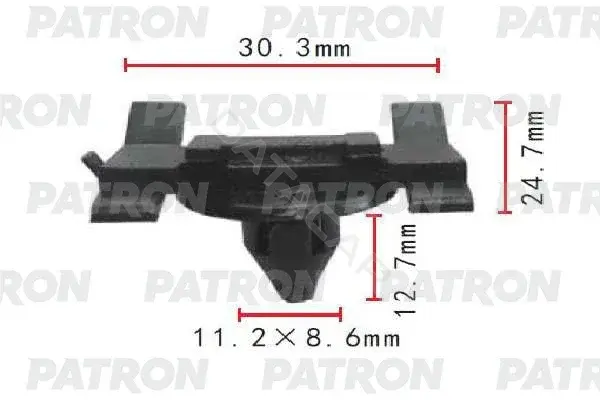 Клипсы, фиксаторы, зажимы PATRON P37-1747