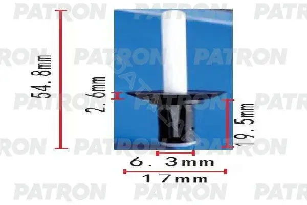 Клипсы, фиксаторы, зажимы PATRON P37-1749