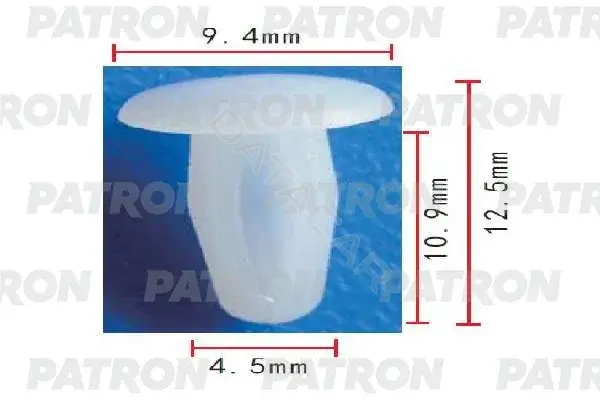 Клипсы, фиксаторы, зажимы PATRON P37-1755