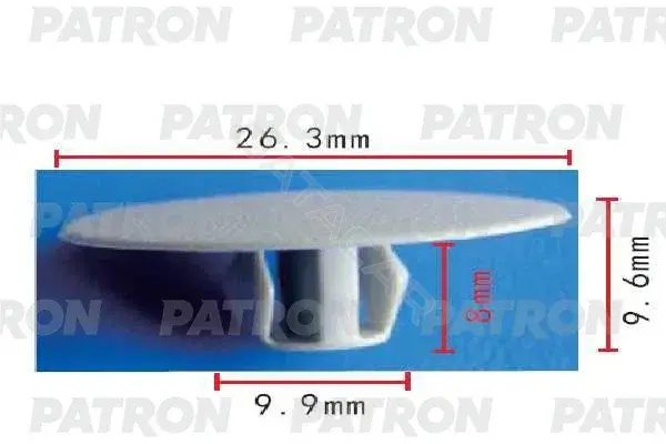 Клипсы, фиксаторы, зажимы PATRON P37-1758