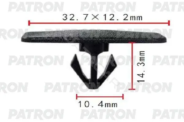 Клипсы, фиксаторы, зажимы PATRON P37-1759