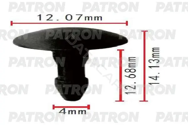 Клипсы, фиксаторы, зажимы PATRON P37-1777