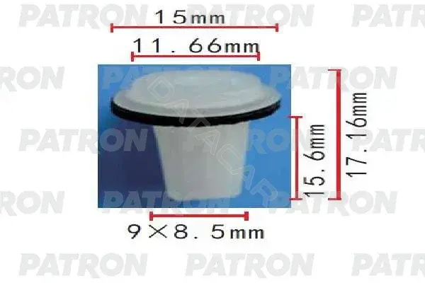 Клипсы, фиксаторы, зажимы PATRON P37-1778