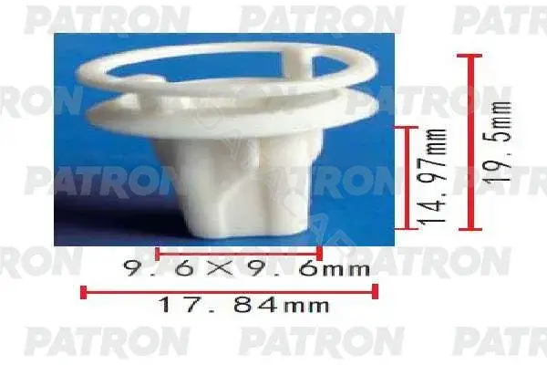 Клипсы, фиксаторы, зажимы PATRON P37-1779