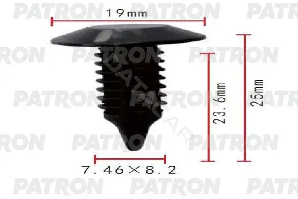 Клипсы, фиксаторы, зажимы PATRON P37-1781