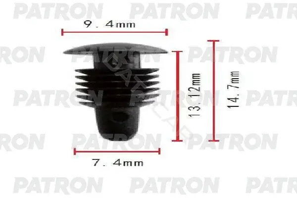 Клипсы, фиксаторы, зажимы PATRON P37-1783