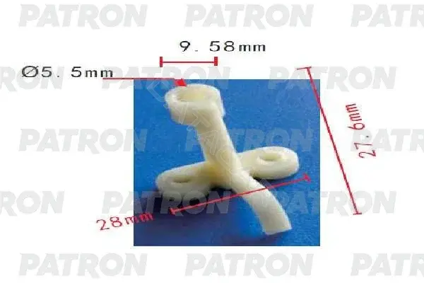 Клипсы, фиксаторы, зажимы PATRON P37-1784