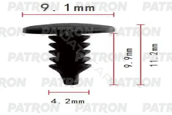 Клипсы, фиксаторы, зажимы PATRON P37-1788