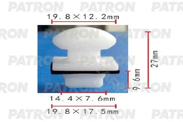 Клипсы, фиксаторы, зажимы PATRON P37-1792