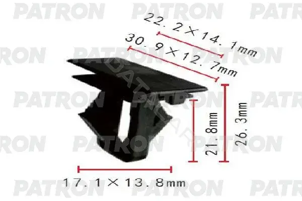 Клипсы, фиксаторы, зажимы PATRON P37-1794