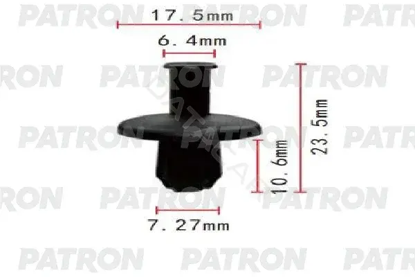 Клипсы, фиксаторы, зажимы PATRON P37-1819