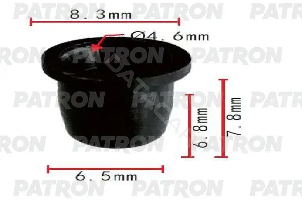 Клипсы, фиксаторы, зажимы PATRON P37-1827