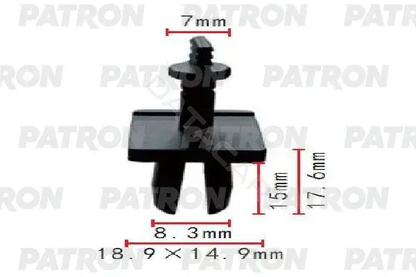 Клипсы, фиксаторы, зажимы PATRON P37-1831