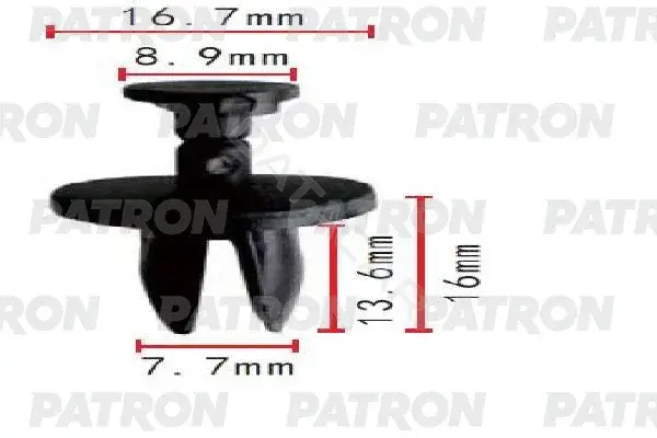 Клипсы, фиксаторы, зажимы PATRON P37-1832