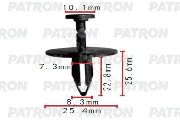 Клипсы, фиксаторы, зажимы PATRON P37-1833