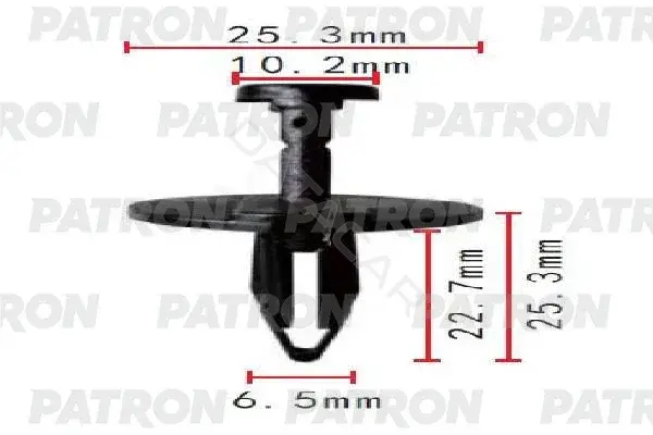 Клипсы, фиксаторы, зажимы PATRON P37-1834