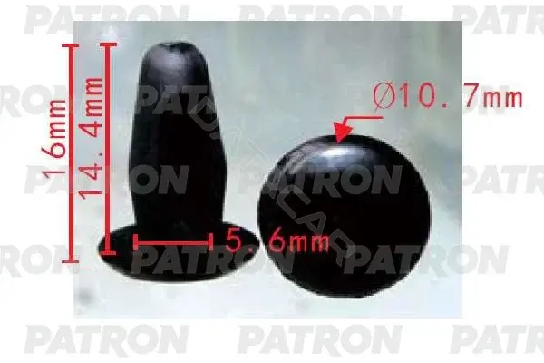 Клипсы, фиксаторы, зажимы PATRON P37-1840