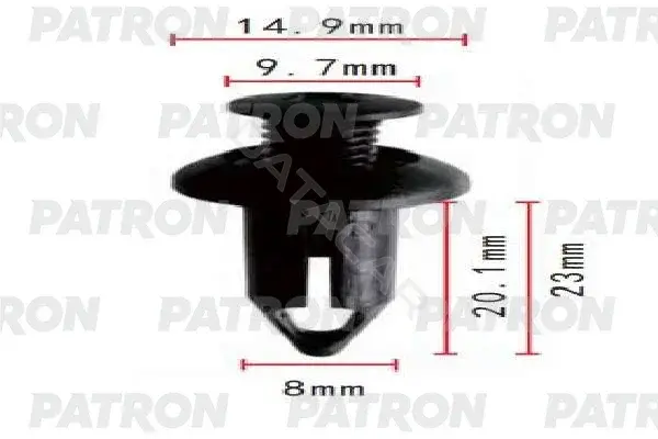 Клипсы, фиксаторы, зажимы PATRON P37-1844