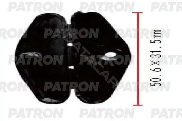 Клипсы, фиксаторы, зажимы PATRON P37-1845
