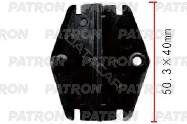 Клипсы, фиксаторы, зажимы PATRON P37-1848