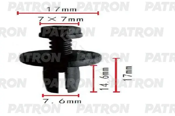 Клипсы, фиксаторы, зажимы PATRON P37-1851