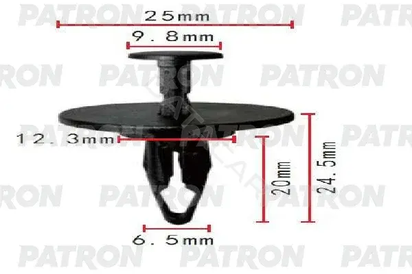 Клипсы, фиксаторы, зажимы PATRON P37-1853