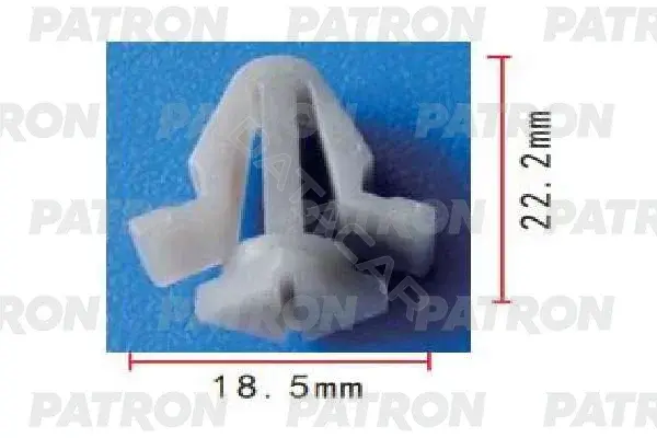Клипсы, фиксаторы, зажимы PATRON P37-1858