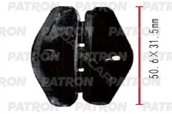 Клипсы, фиксаторы, зажимы PATRON P37-1861