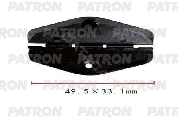 Клипсы, фиксаторы, зажимы PATRON P37-1863