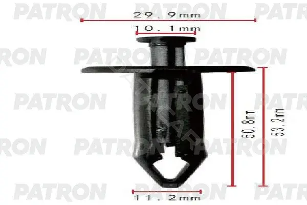 Клипсы, фиксаторы, зажимы PATRON P37-1864