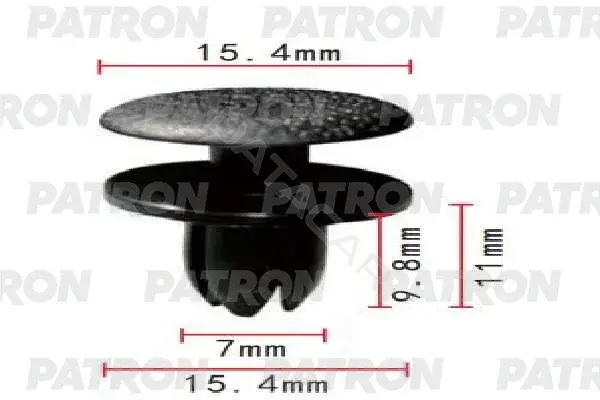 Клипсы, фиксаторы, зажимы PATRON P37-1874