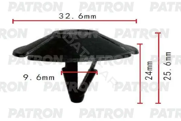 Клипсы, фиксаторы, зажимы PATRON P37-1877