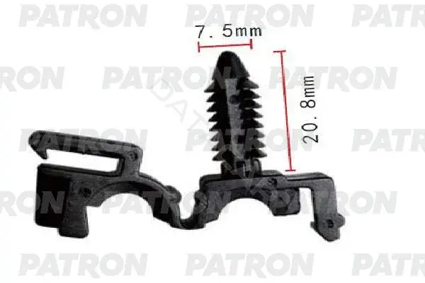 Клипсы, фиксаторы, зажимы PATRON P37-1880