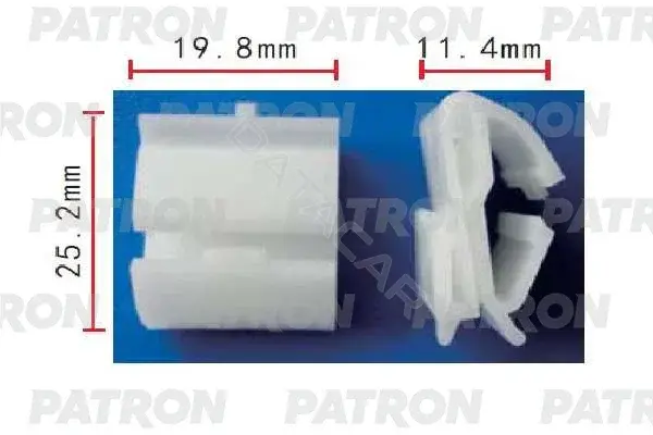 Клипсы, фиксаторы, зажимы PATRON P37-1894