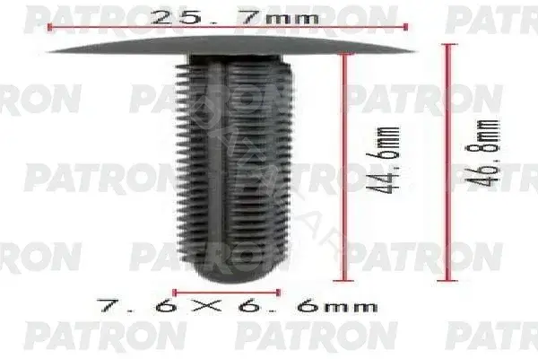 Клипсы, фиксаторы, зажимы PATRON P37-1895
