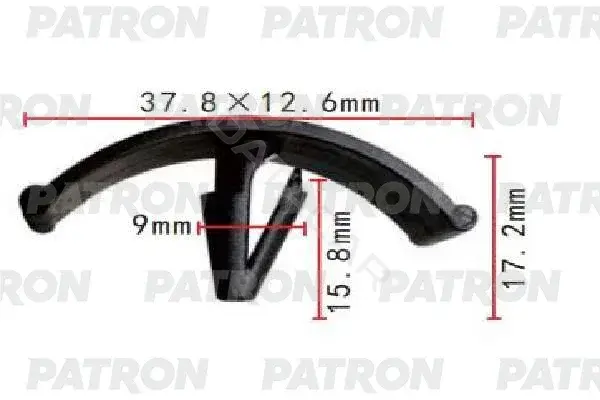 Клипсы, фиксаторы, зажимы PATRON P37-1896