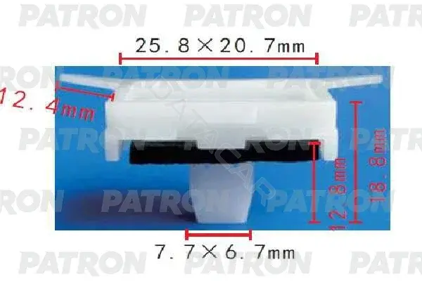 Клипсы, фиксаторы, зажимы PATRON P37-1898