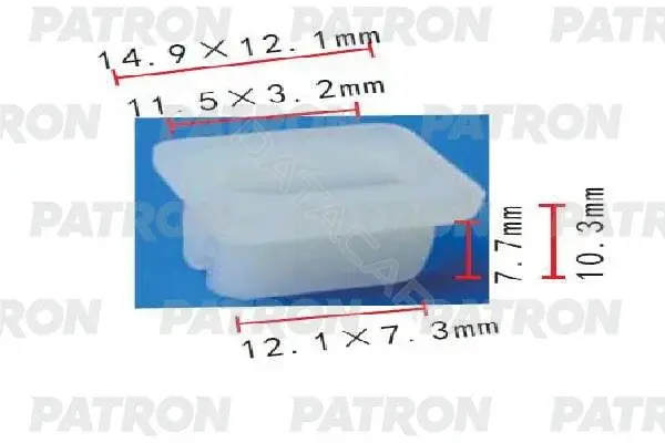 Клипсы, фиксаторы, зажимы PATRON P37-1902